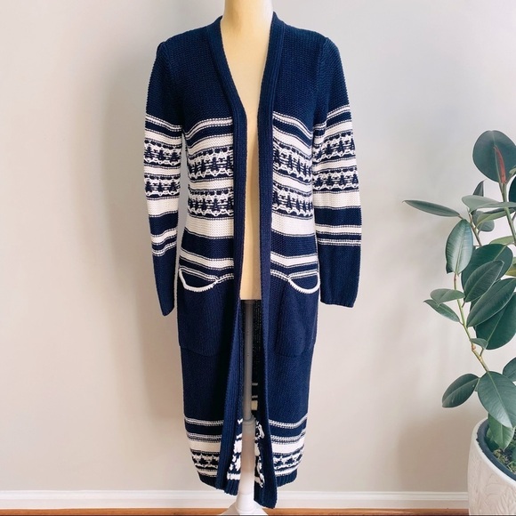 Forever 21 inside out style open front cardigan - Picture 6 of 8